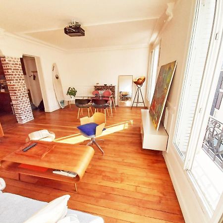 Tres Beau 2P Avec Vaste Sejour Ensoleille - A 50 M Du Metro Du Marche Et De La Mairie Apartment Clichy Bagian luar foto