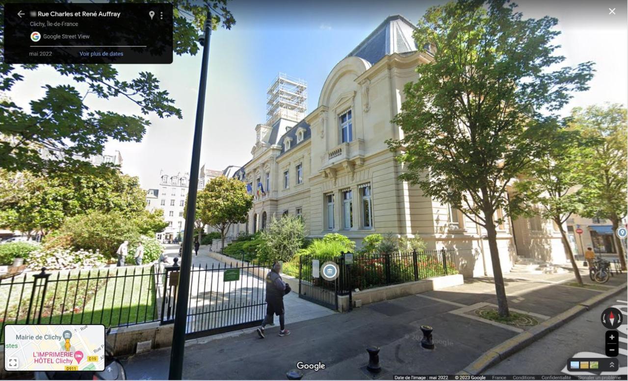 Tres Beau 2P Avec Vaste Sejour Ensoleille - A 50 M Du Metro Du Marche Et De La Mairie Apartment Clichy Bagian luar foto